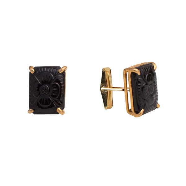 Bounkit Hassan Carved Cufflinks (more Colors)