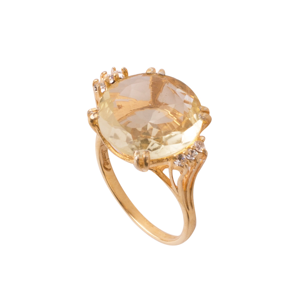 Bounkit Lemon Quartz Ring (more Colors)
