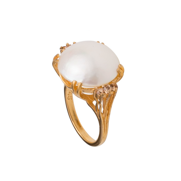 bounkit Lemon Quartz Ring (more colors)