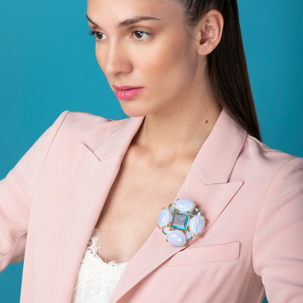 Bounkit Oriana Brooch/ Pendant (more Colors)