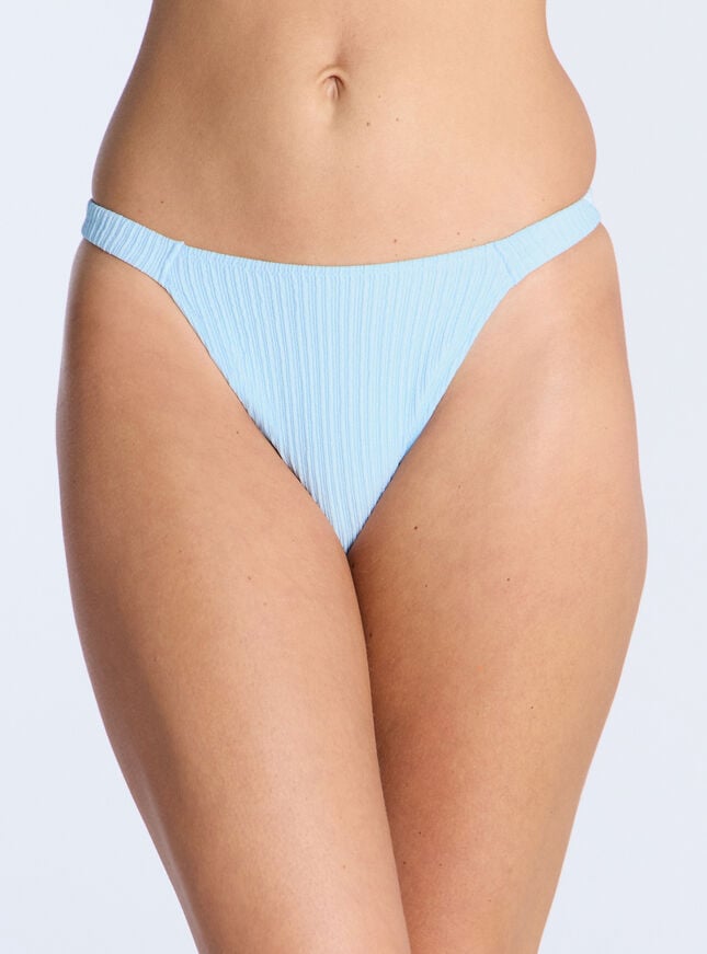 boux avenue Amalfi crinkle brazilian bikini bottoms - Powder Blue