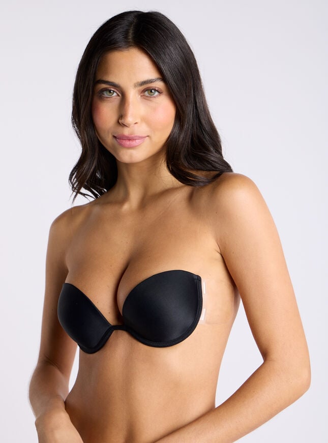 boux avenue Backless and strapless push up bra - Black
