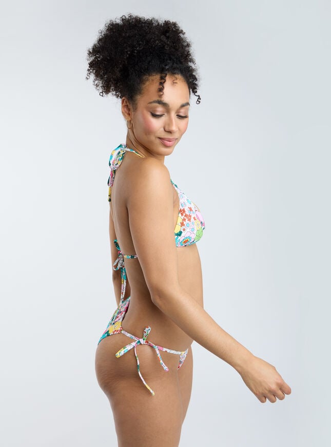 Boux Avenue Bondi Tie Side Brazilian Bikini Bottoms - Multicoloured