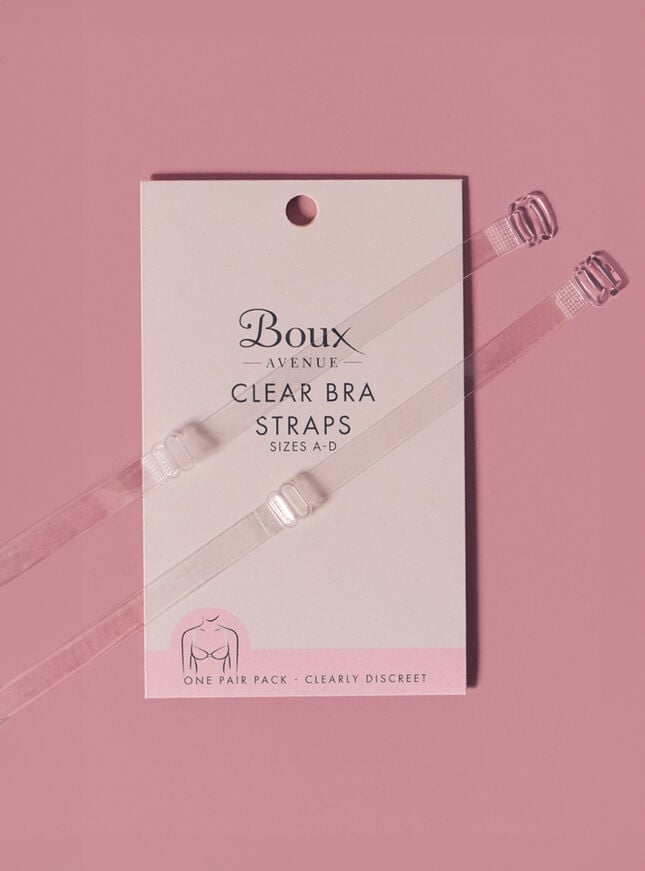 Boux Avenue A-D Clear Bra Straps - Clear