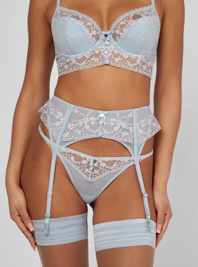 Boux Avenue Alexis Suspenders - Powder Blue