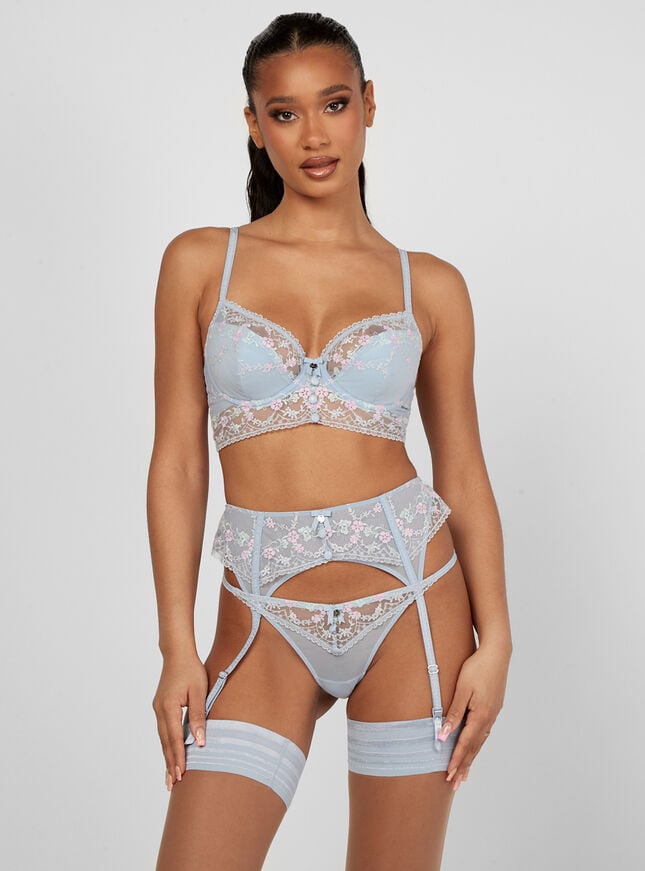 boux avenue Alexis suspenders - Powder Blue