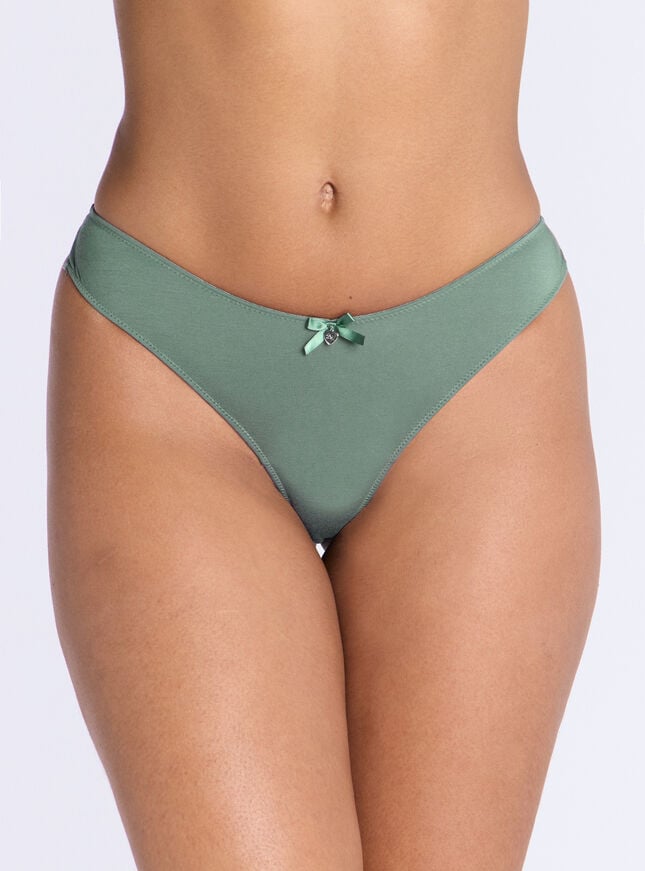 Boux Avenue Alice Super Soft Briefs - Forest Green
