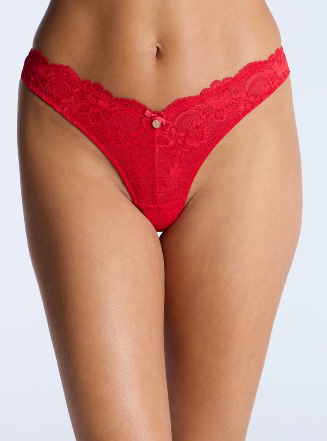boux avenue Aliyah thong - Strawberry
