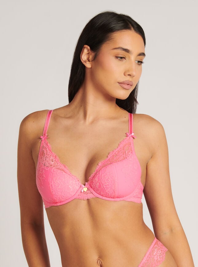 boux avenue Amber plunge bra - Pink