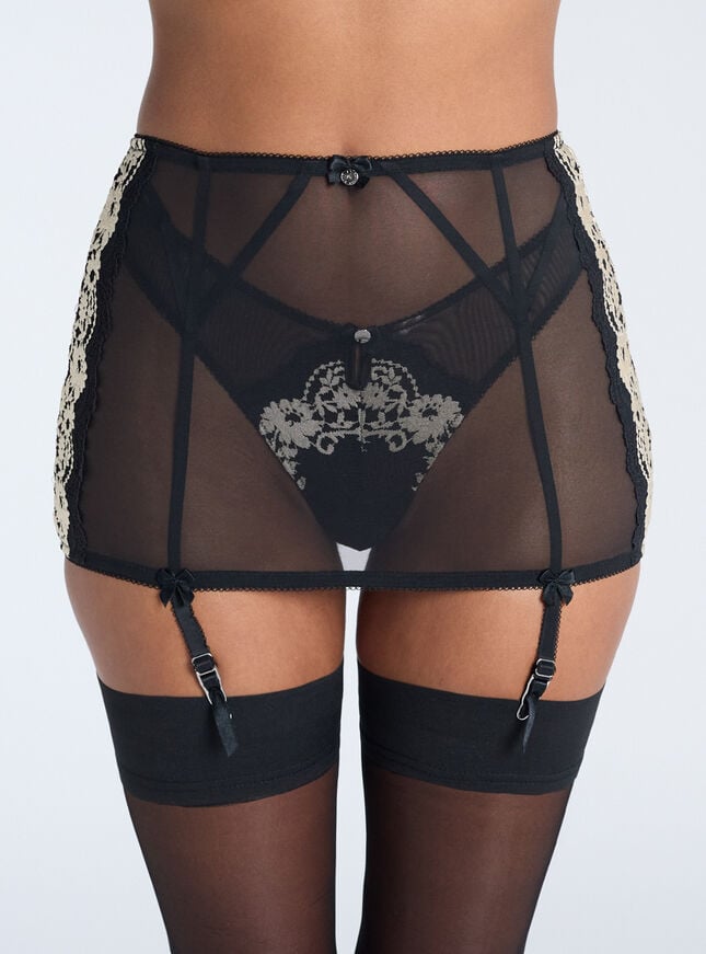 boux avenue Andreea skirt suspender - Black Mix