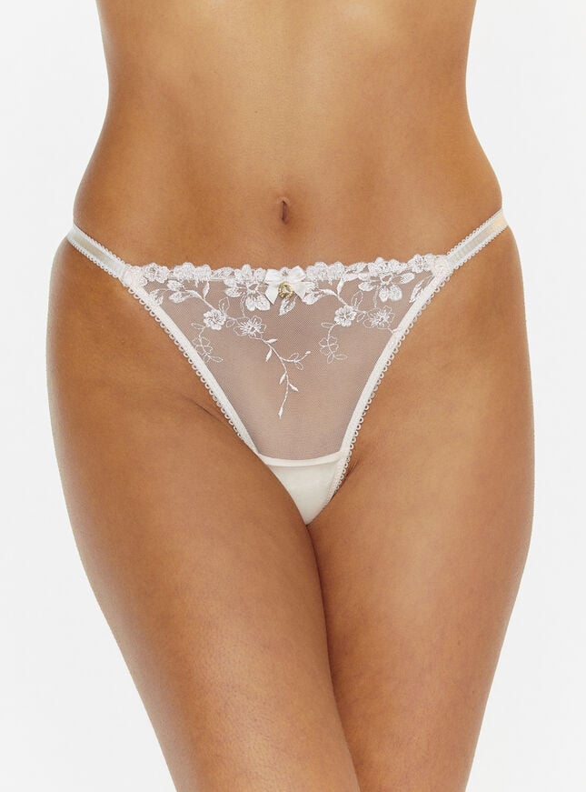 boux avenue Annabella tanga g-string thong - Oyster