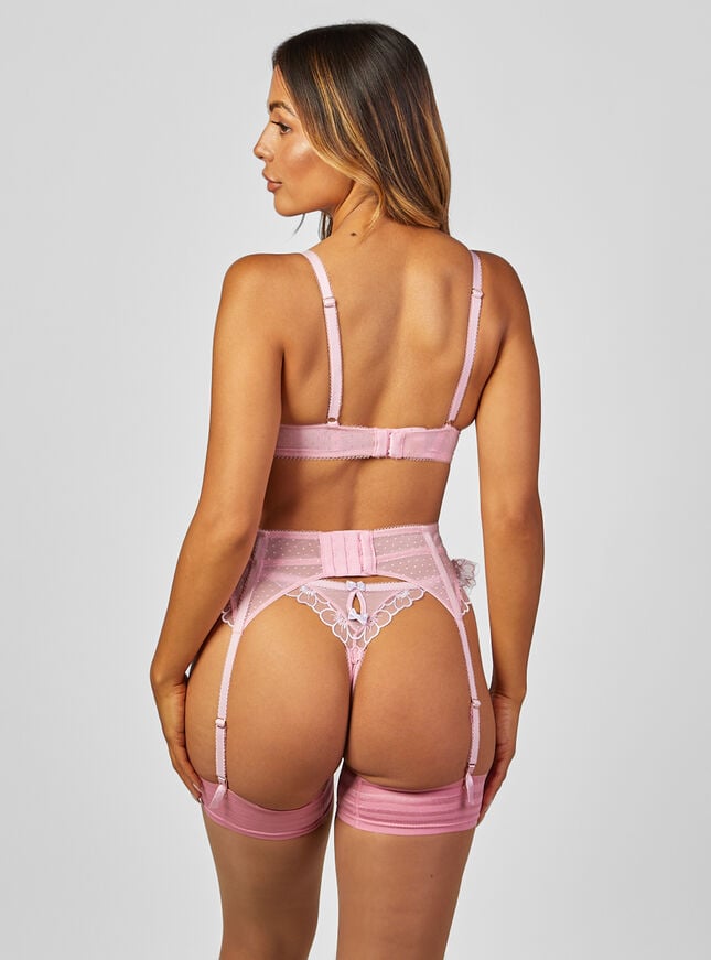 Boux Avenue Annastasia Suspender - Pink Mix