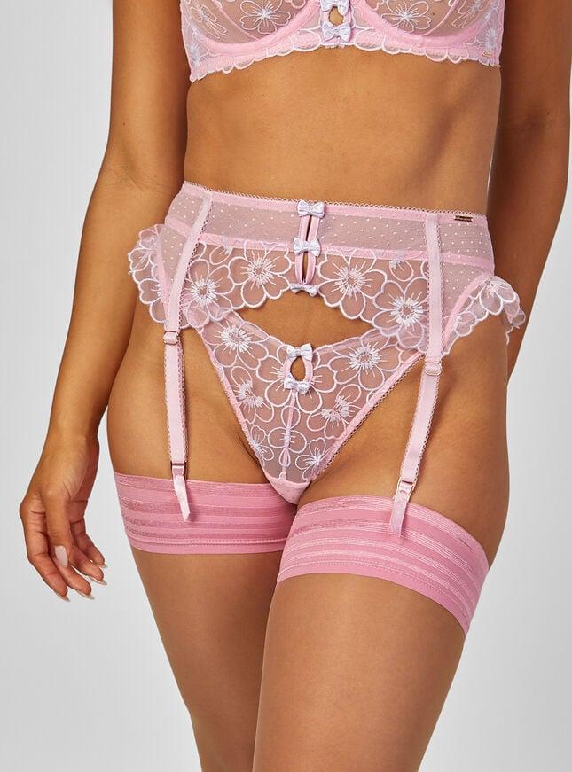Boux Avenue Annastasia Suspender - Pink Mix