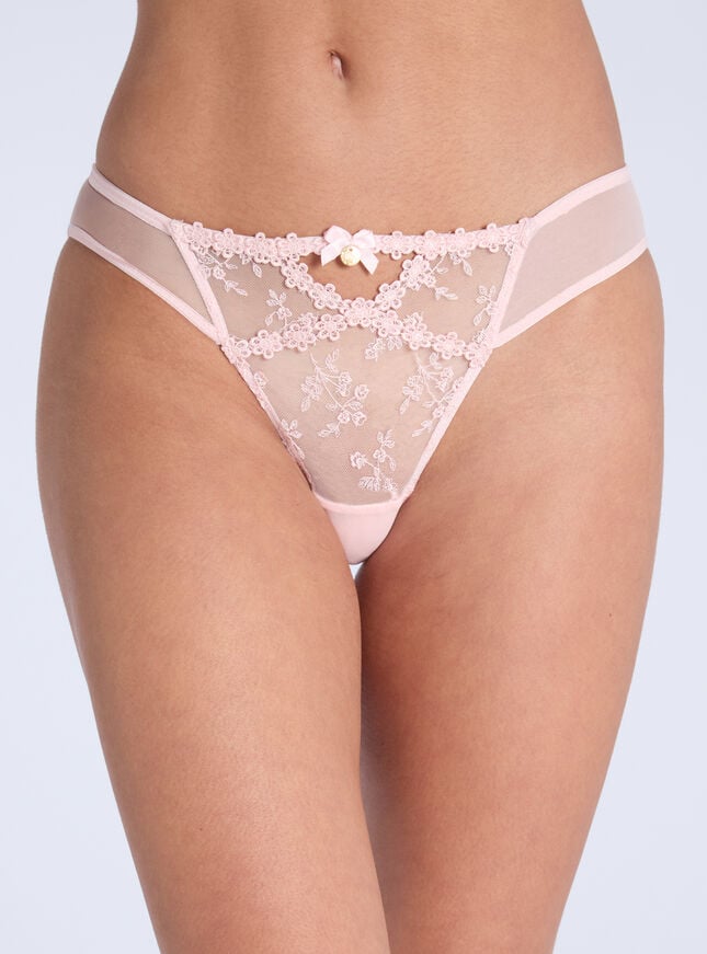 boux avenue Avery embroidered briefs - Light Pink