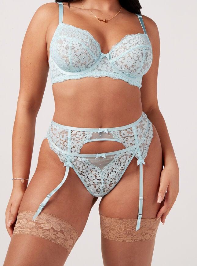 boux avenue Bijou suspenders - Sky Blue