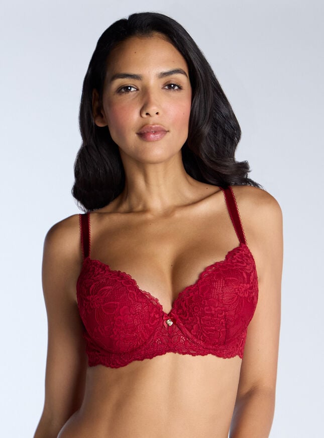 Boux Avenue Billie Balconette Bra - Red