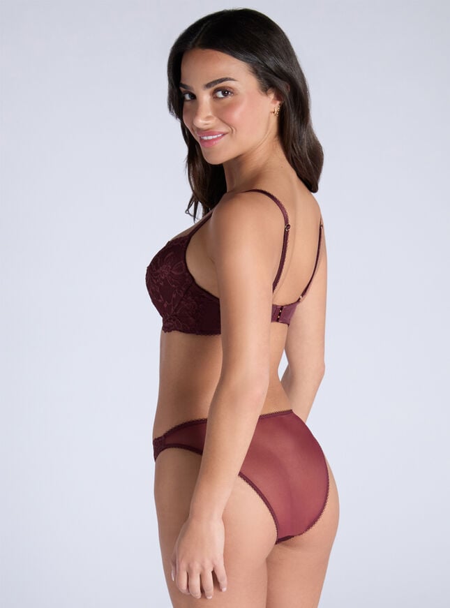 Boux Avenue Billie Briefs - Maroon