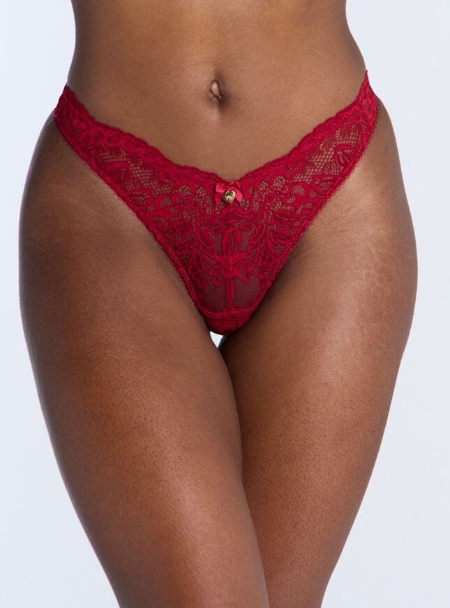 boux avenue Billie thong - Red