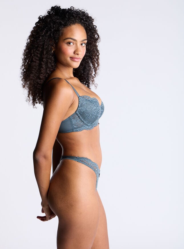 Boux Avenue Billie Thong - Slate Grey