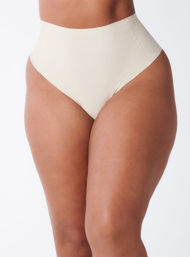 boux avenue Bonded high-waisted thong - Nude