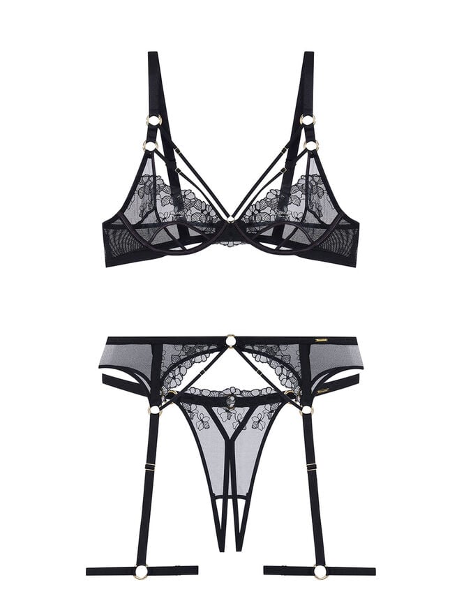 boux avenue Bouxtique Filippa plunge bra - Black