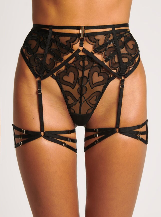 boux avenue Bouxtique Jacqueline leg harness - Black