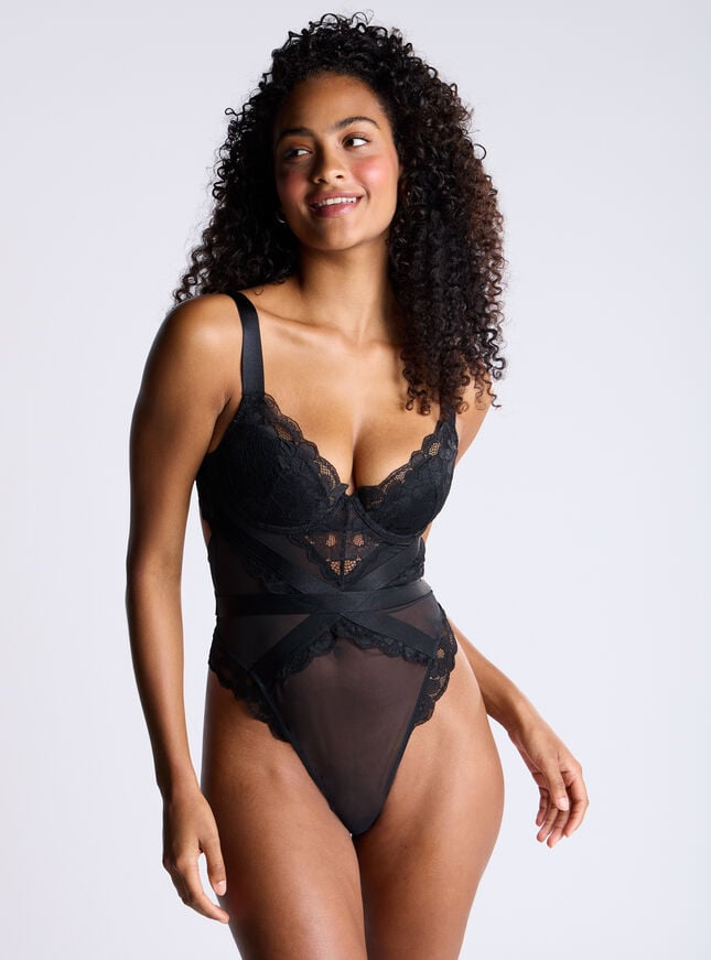 Boux Avenue Bouxtique Vivian Body - Black