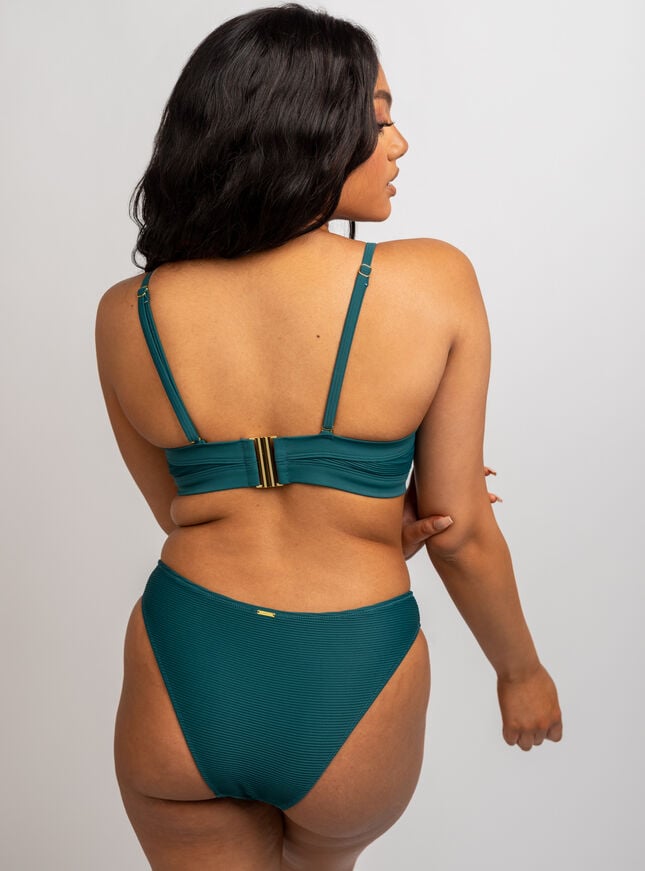 Boux Avenue Cali Mono Wire Bikini Top - Teal