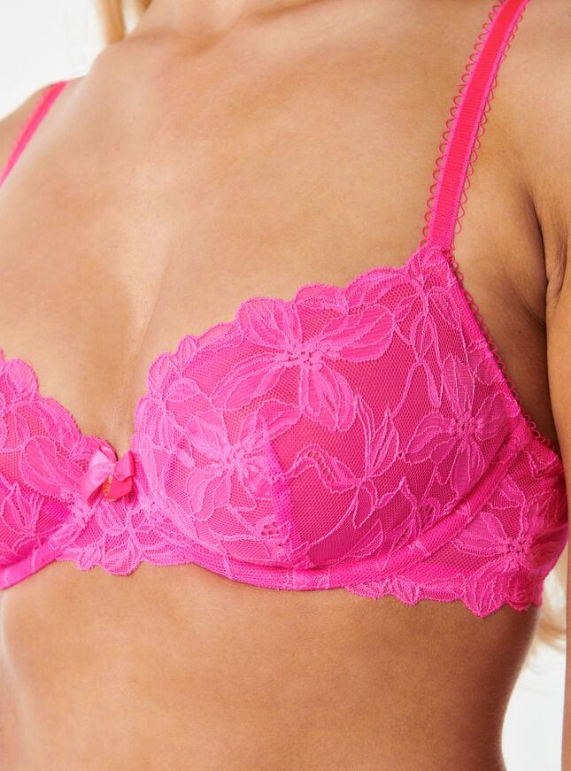 Boux Avenue Camryn Balconette Bra - Hot Pink