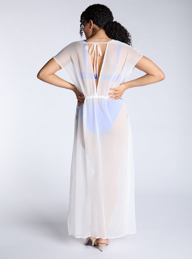 Boux Avenue Chiffon Maxi Kaftan Dress - White