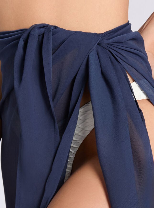 Boux Avenue Chiffon Maxi Sarong - Navy