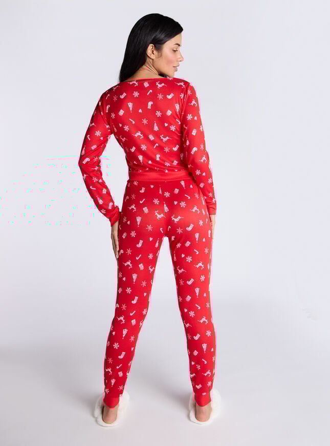 Boux Avenue Christmas Soft Touch Pyjama Set - Red