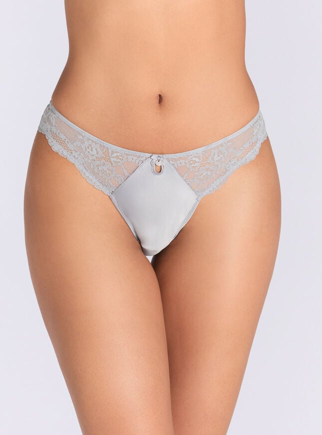 boux avenue Claudia satin briefs - Dove