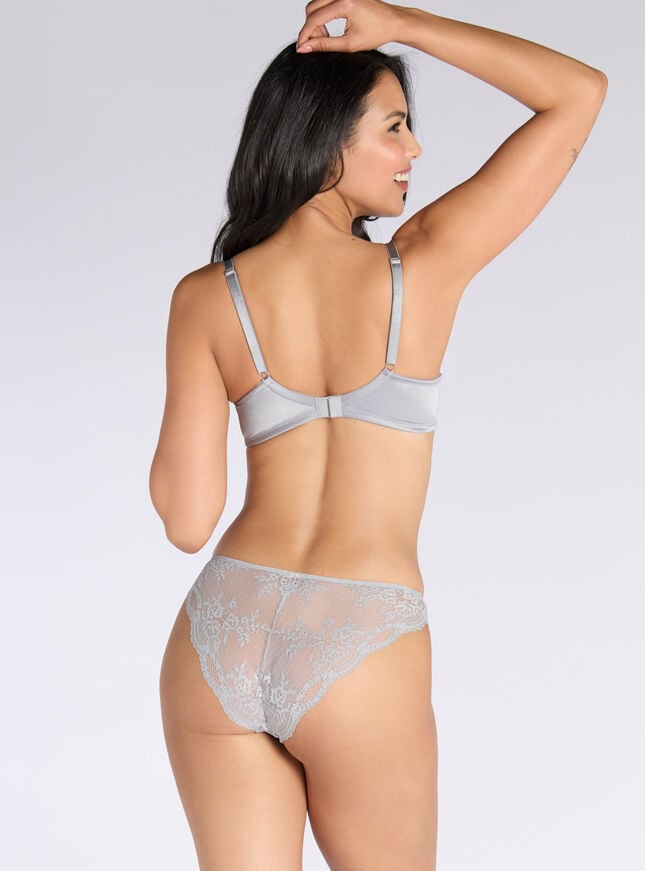 Boux Avenue Claudia Satin Briefs - Dove