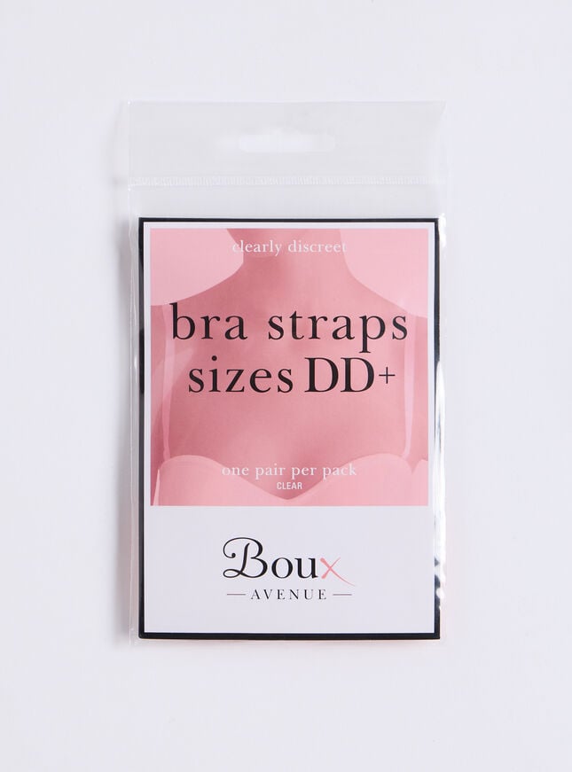 Boux Avenue Clear Bra Straps DD Plus - Clear