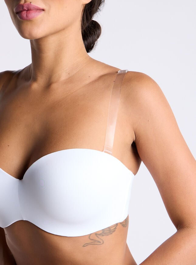 boux avenue Clear bra straps DD plus - Clear