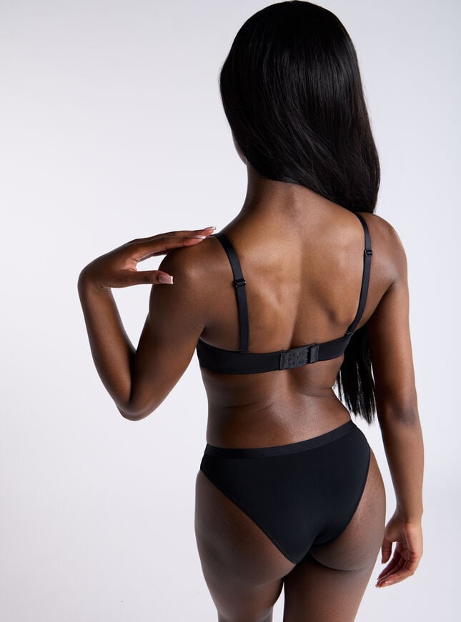 Boux Avenue Comfort Microfibre Plunge Bra - 00 Dark