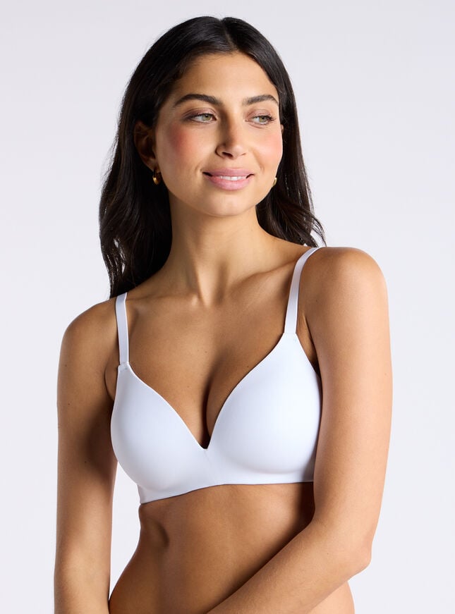 boux avenue Comfort microfibre plunge bra - 01 Light