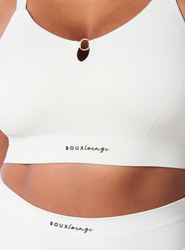 Boux Avenue Contour Seamless High Leg Thong - Stone