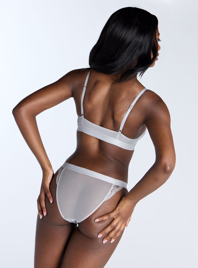 Boux Avenue Cordelia Lace Briefs - Dove