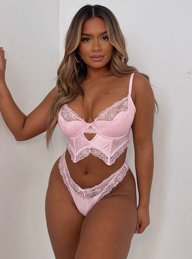 boux avenue Cynthia longline bra - Pink