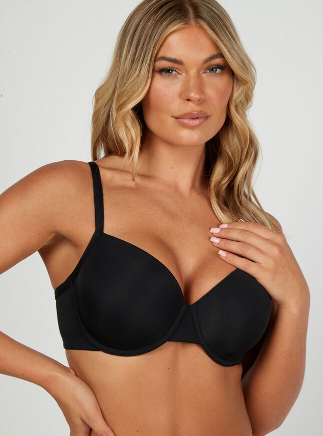 boux avenue DD+ T-shirt bra - Black