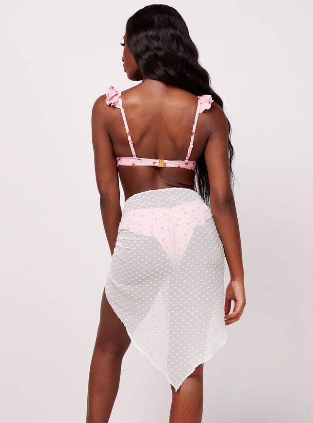 Boux Avenue Dobby Spot Sarong - Ivory