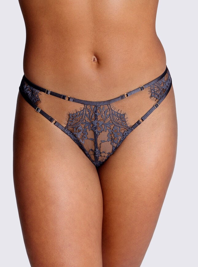 boux avenue Elina crotchless & bumless briefs - Grey