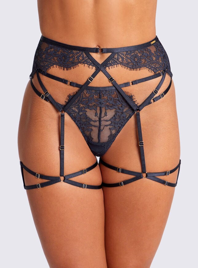 boux avenue Elina leg harness - Grey