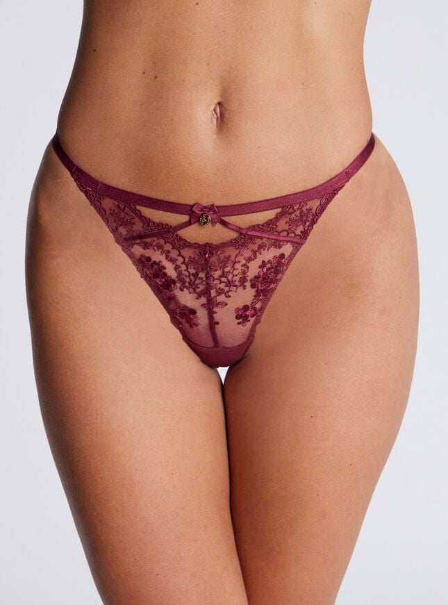 boux avenue Eliza tanga thong - Wine