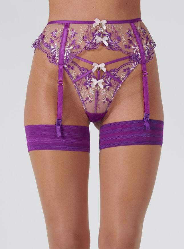 Boux Avenue Ellie Suspender - Purple Mix