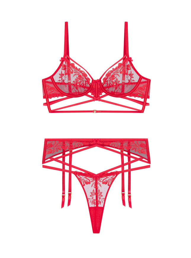 Boux Avenue Emmerson Suspender - Strawberry