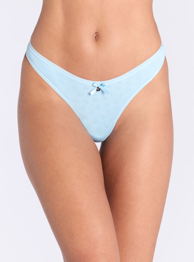boux avenue Erica floral thong - Powder Blue