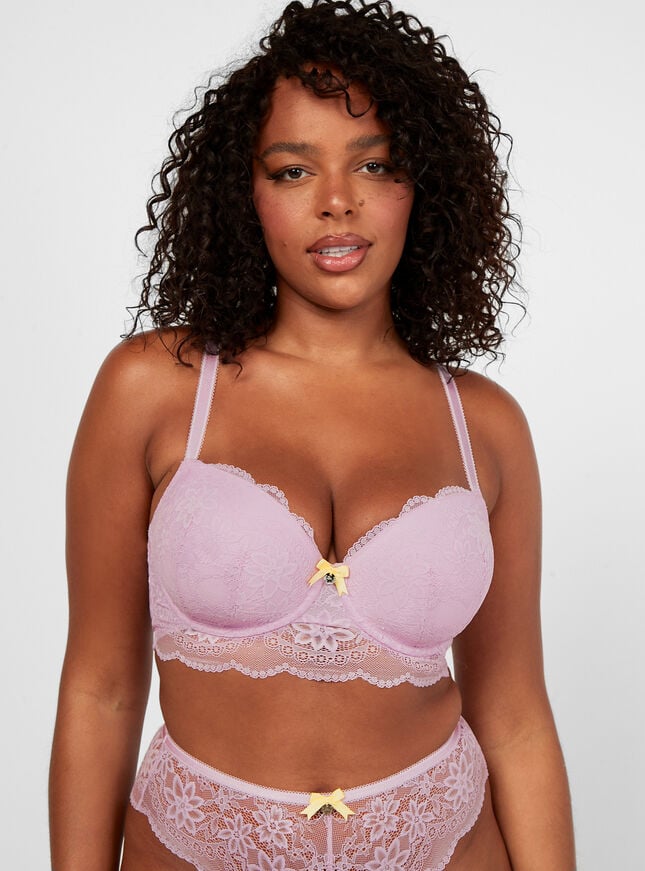 Boux Avenue Faye Balconette Bra - Lavender